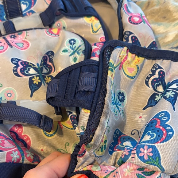 Pottery Barn Kids Butterfly Backpack - Multicolor and Navy - Picture 4 of 4